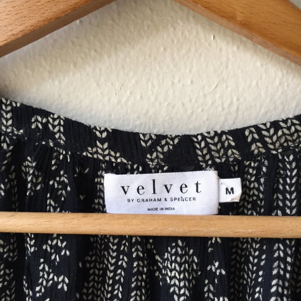Velvet by Graham & Spencer Dominica Peasant Blouse - Picture 7 of 8